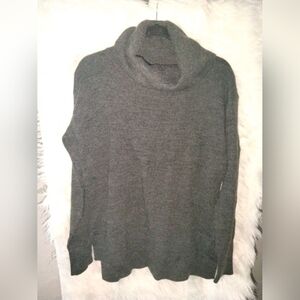 Banana Republic Women’s Turtleneck Sweater | Size S | Heather Charcoal Grey Knit